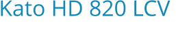 Kato HD 820 LCV  Bouwjaar:   2011