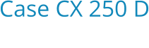 Case CX 250 D Bouwjaar:   2015