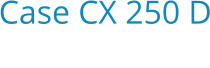 Case CX 250 D Bouwjaar:   2015