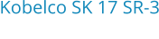 Kobelco SK 17 SR-3 Bouwjaar:	2016