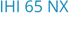 IHI 65 NX Bouwjaar:   2004