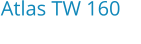 Atlas TW 160  Bouwjaar:	2015/2016