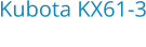 Kubota KX61-3 Bouwjaar:	2013